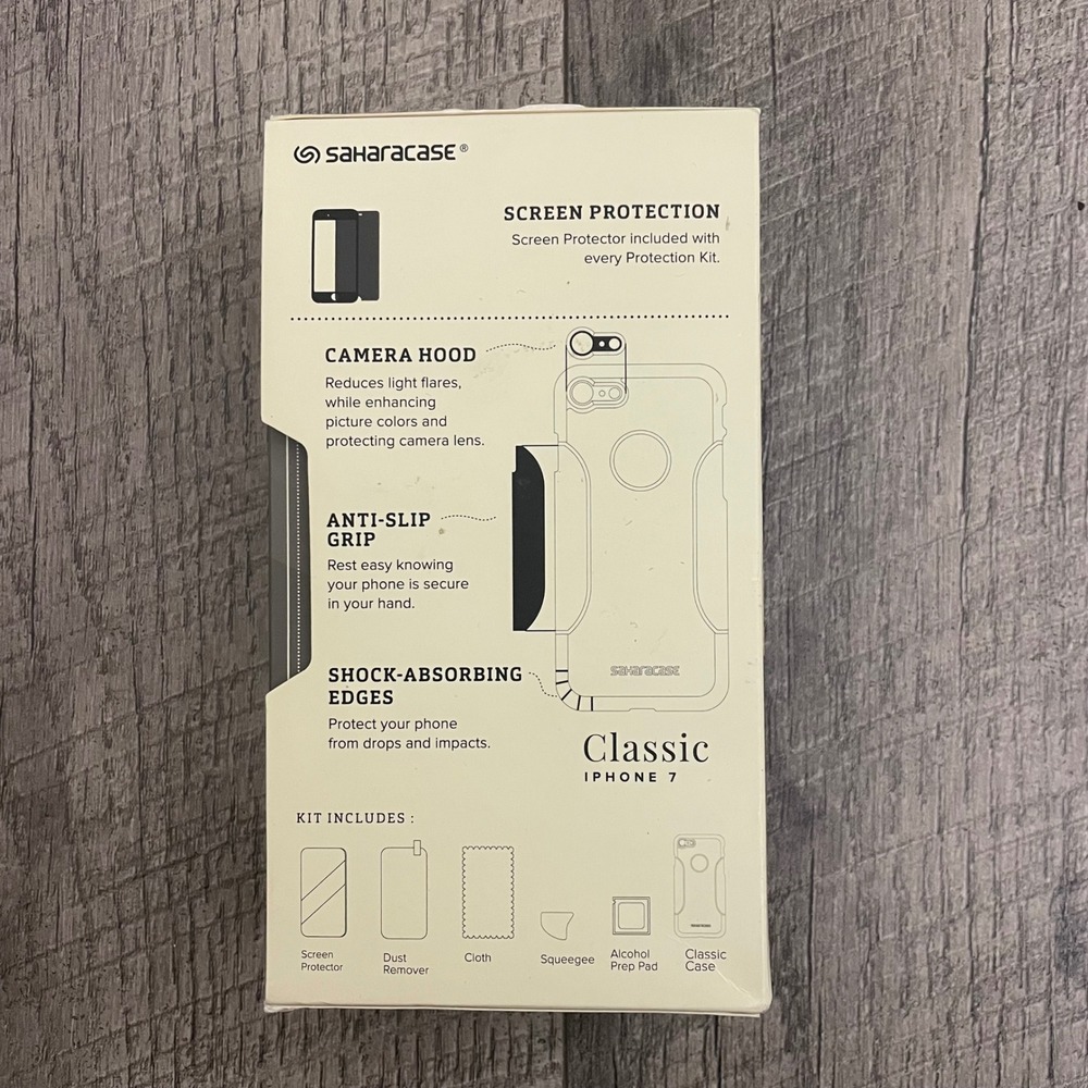 SaharaCase iPhone 7 Classic‎ Mobile Protection Kit Blazin Sun Orange New - Picture 2 of 6